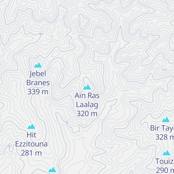 Map of Ain Ras Laalag