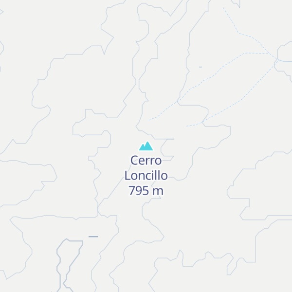 Map of Cerro Loncillo