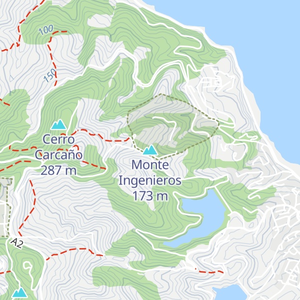 Map of Monte Ingenieros