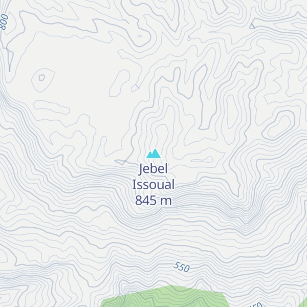 Map of Jebel Issoual