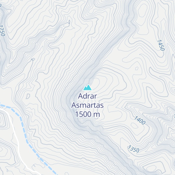 Map of Adrar Asmartas