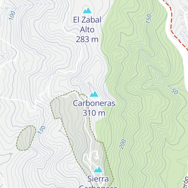 Map of Carboneras