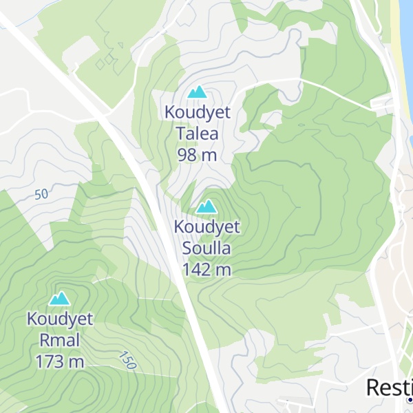 Map of Koudyet Soulla
