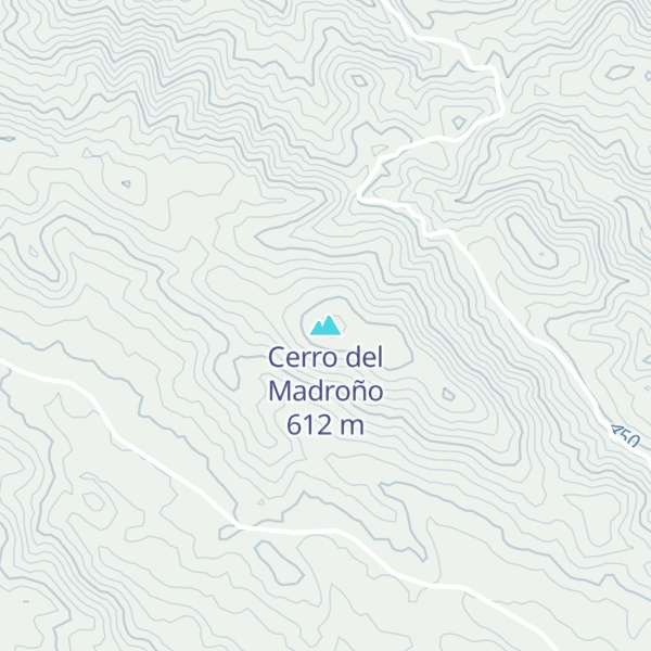 Map of Cerro del Madroño
