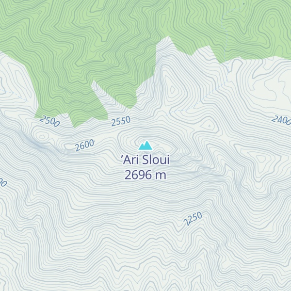 Map of ’Ari Sloui