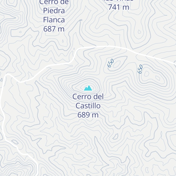 Map of Cerro del Castillo