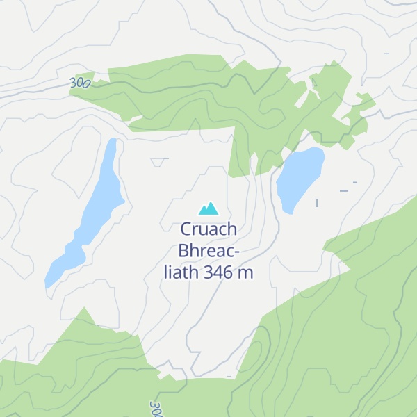 Map of Cruach Bhreac-liath
