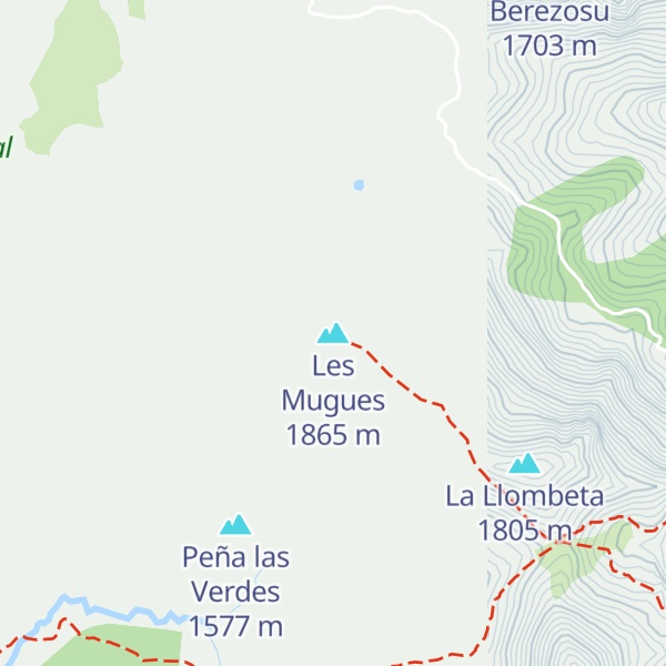 Map of Les Mugues