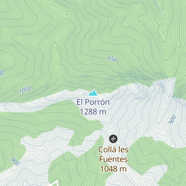 Map of El Porrón