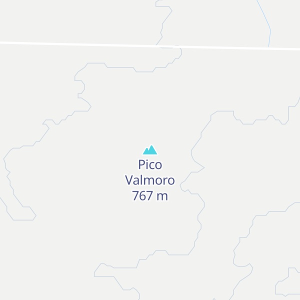 Map of Pico Valmoro
