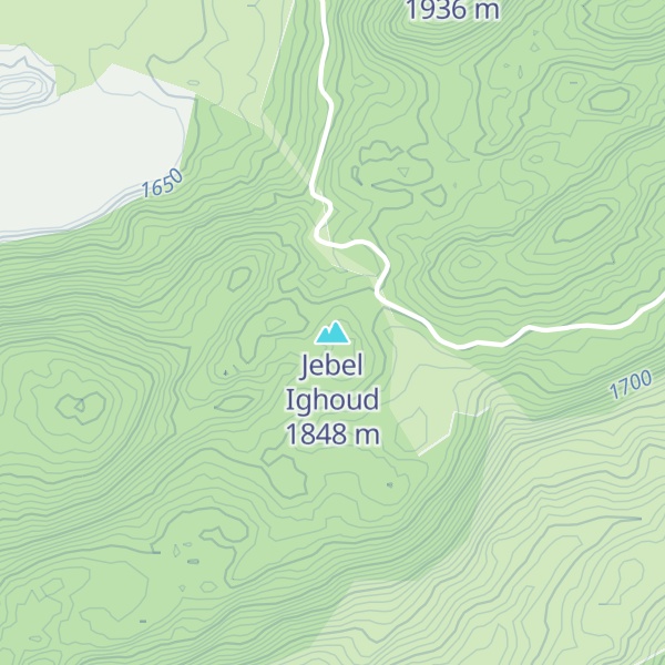 Map of Jebel Ighoud