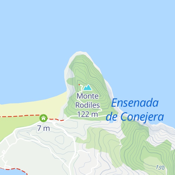 Map of Monte Rodiles
