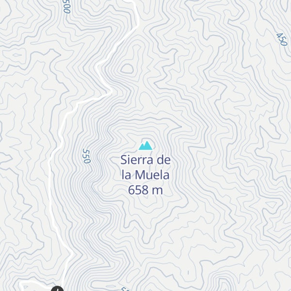 Map of Sierra de la Muela