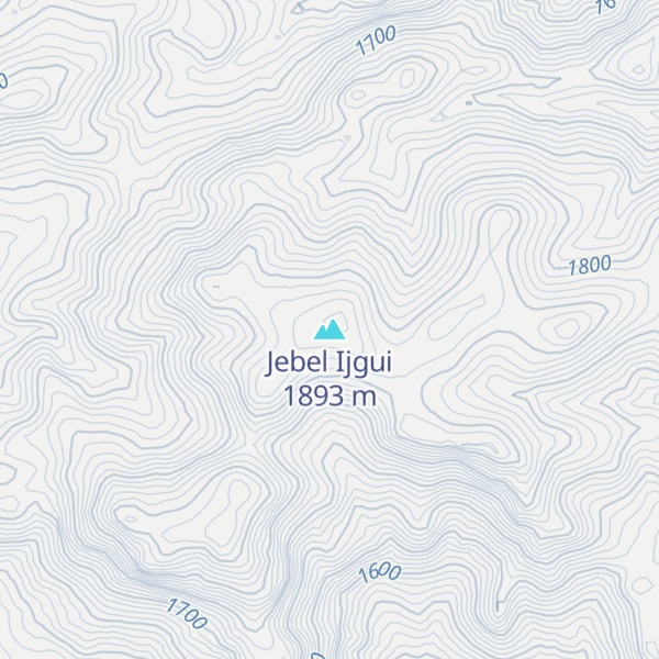 Map of Jebel Ijgui