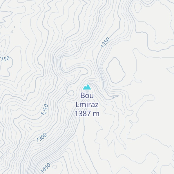 Map of Bou Lmiraz