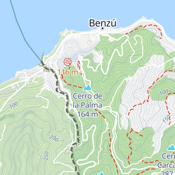 Map of Cerro de la Palma