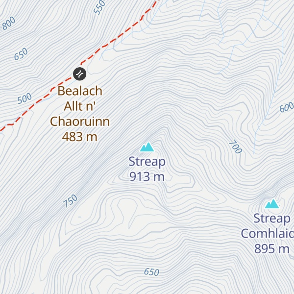 Map of Streap