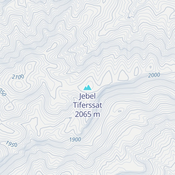 Map of Jebel Tiferssat