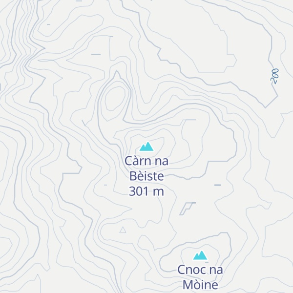 Map of Càrn na Bèiste
