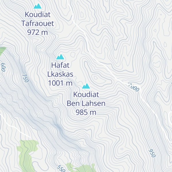 Map of Koudiat Ben Lahsen