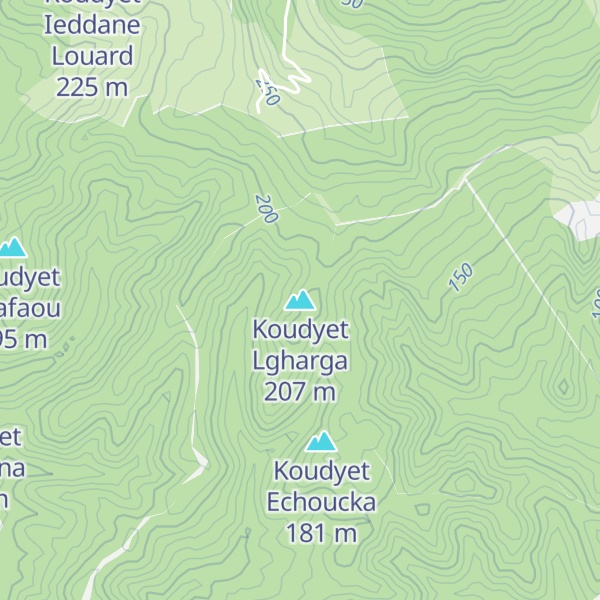 Map of Koudyet Lgharga