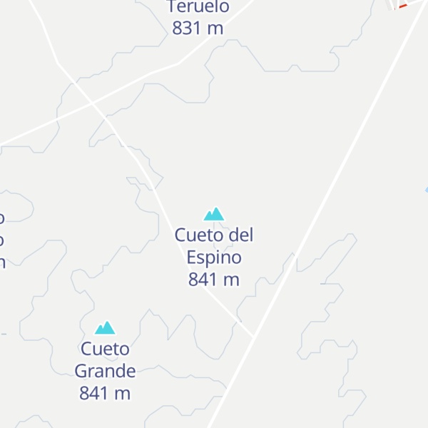Map of Cueto del Espino