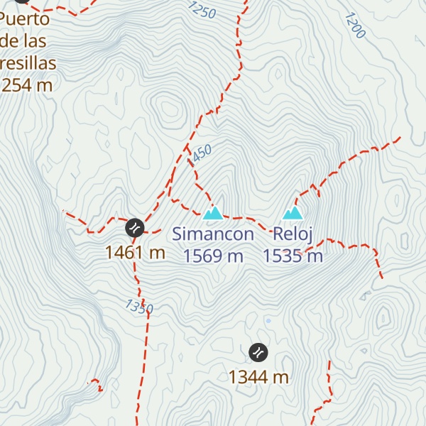 Map of Simancon