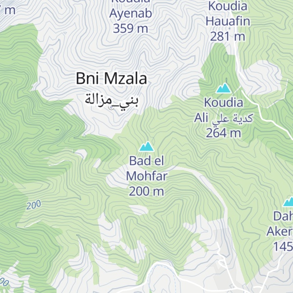 Map of Bad el Mohfar