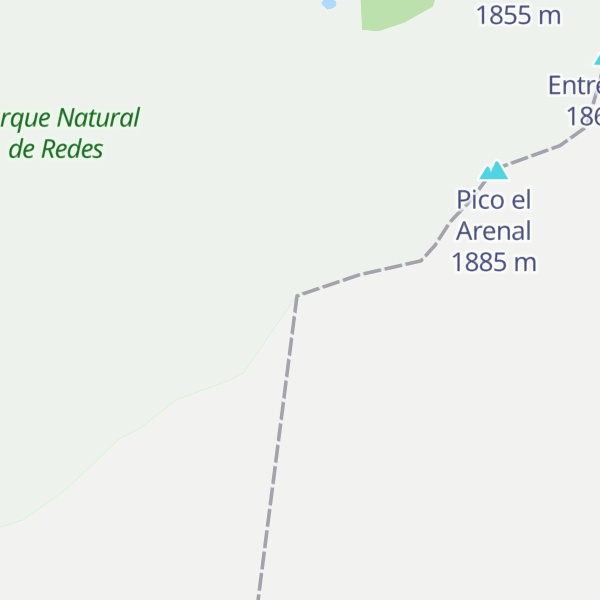 Map of Pico Valmartín