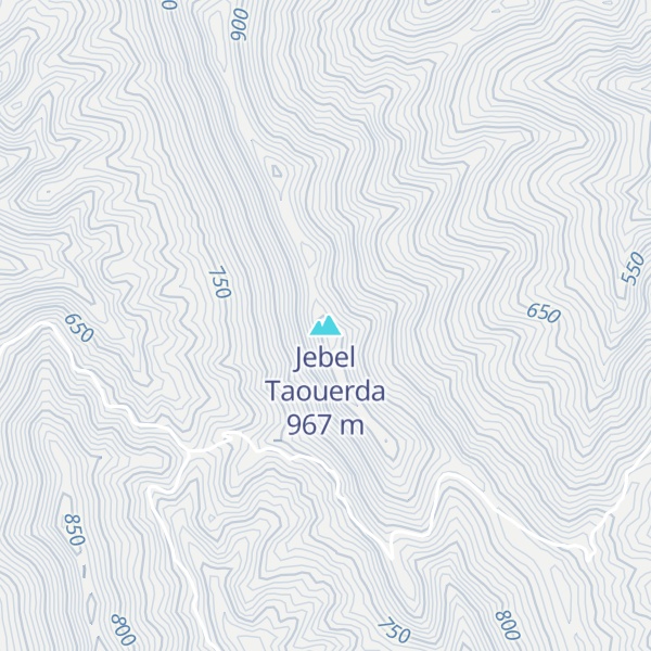 Map of Jebel Taouerda