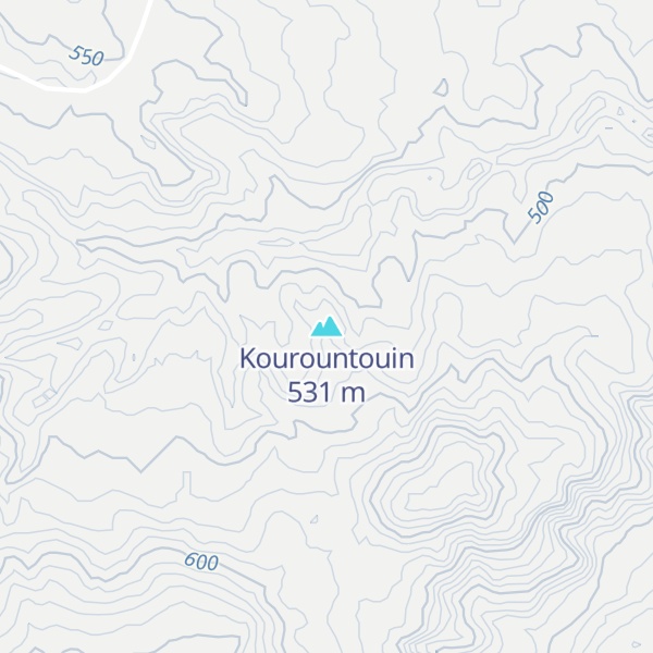 Map of Kourountouin
