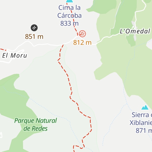 Map of Pico Cogoyu