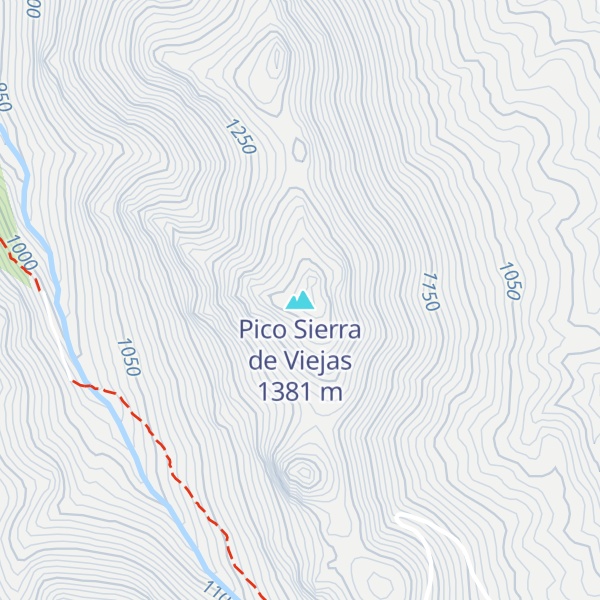 Map of Pico Sierra de Viejas