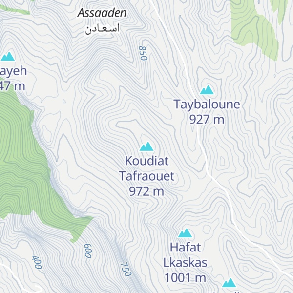 Map of Koudiat Tafraouet