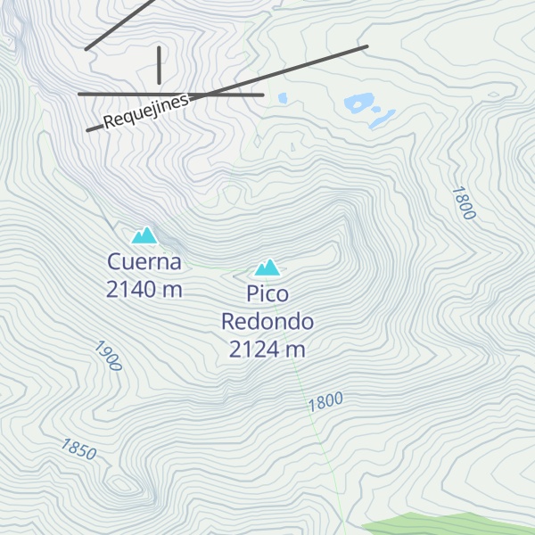Map of Pico Redondo