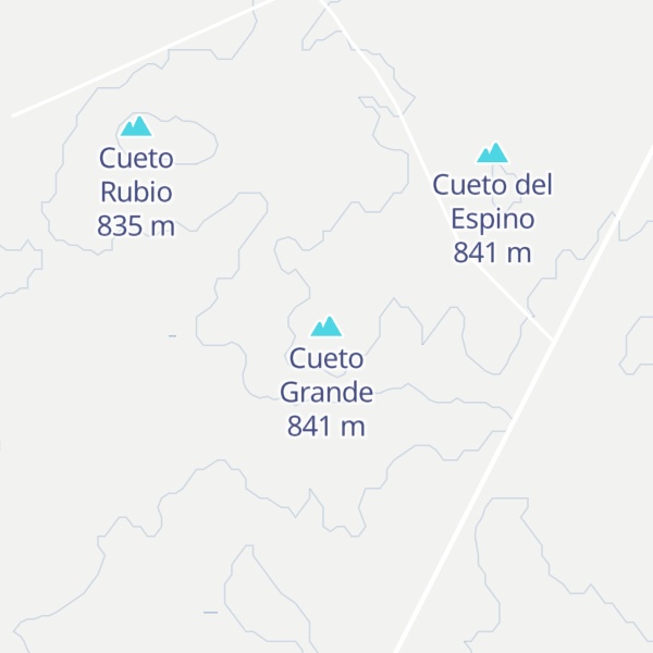 Map of Cueto Grande