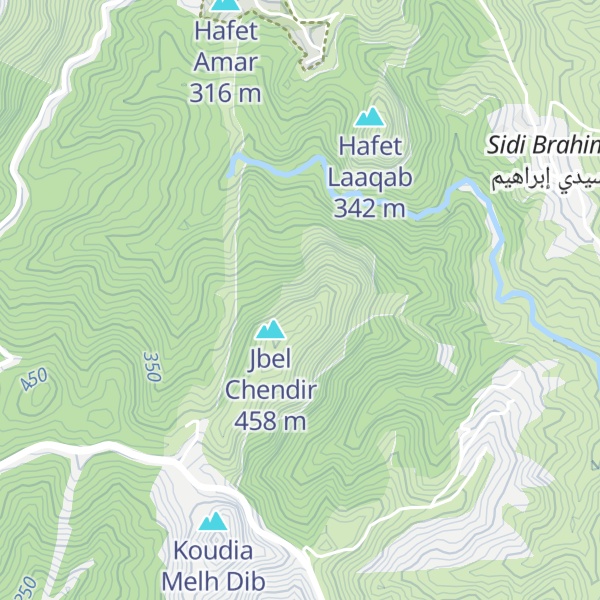 Map of Hafa Aabid el Mensah