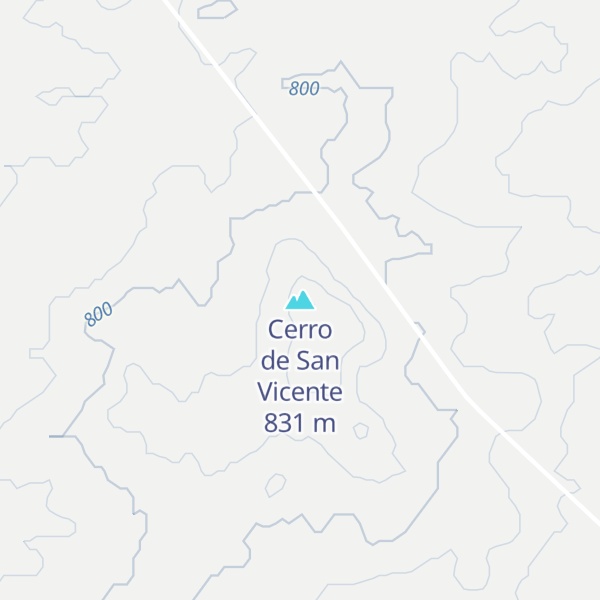 Map of Cerro de San Vicente