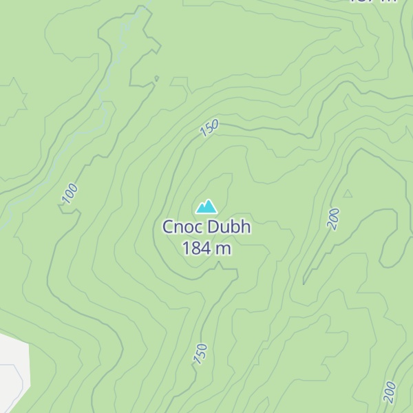 Map of Cnoc Dubh