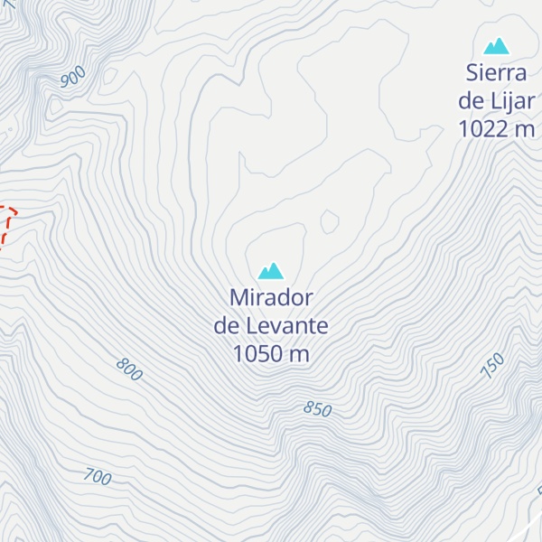 Map of Mirador de Levante