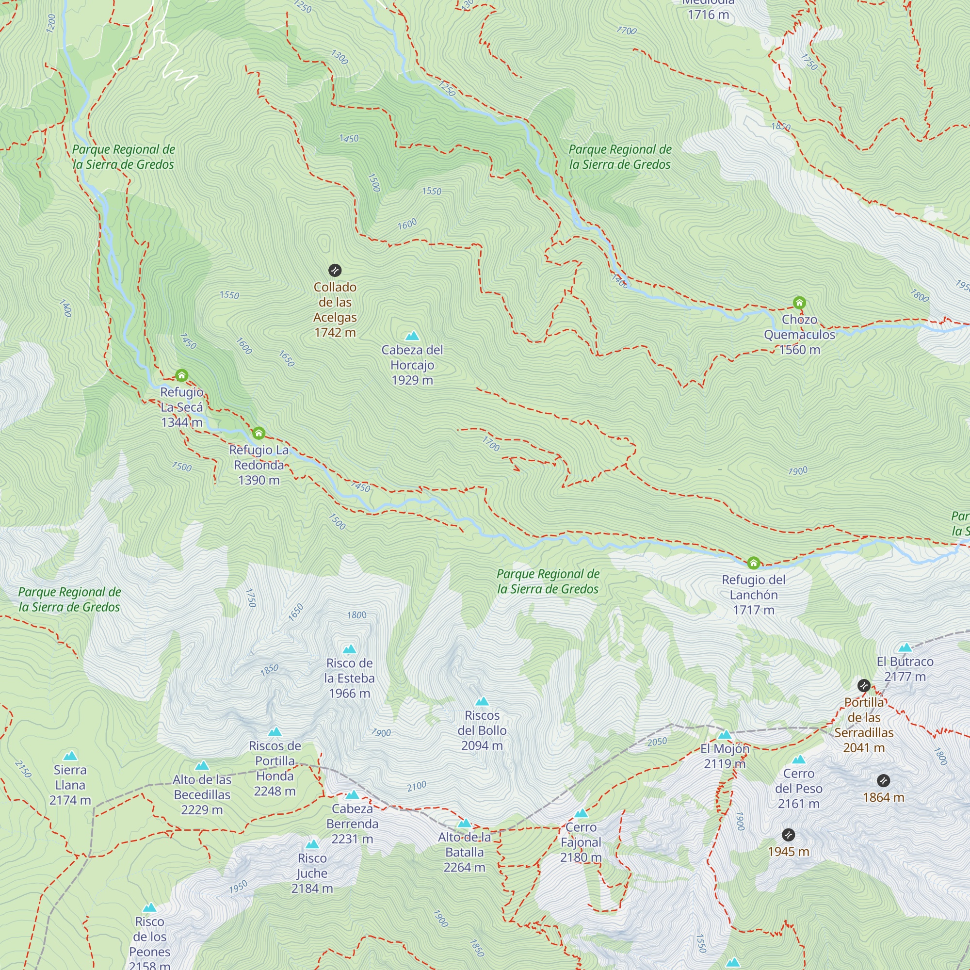 Refugio La Longuilla map