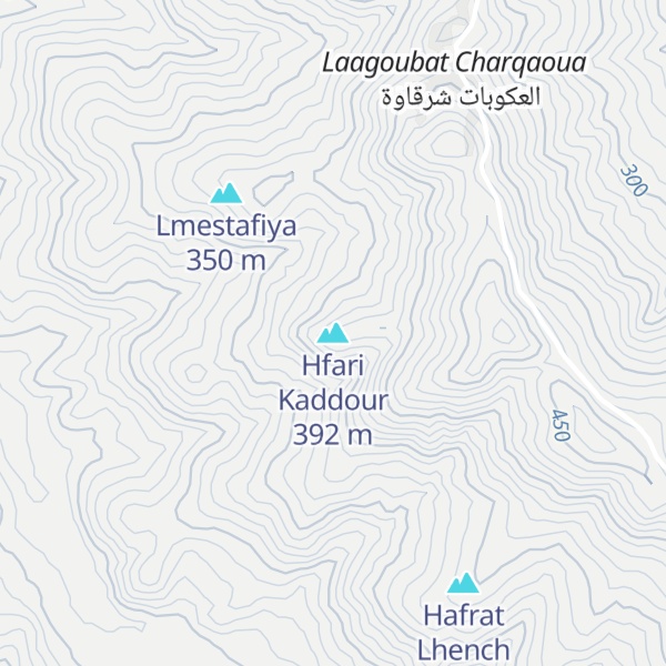 Map of Hfari Kaddour