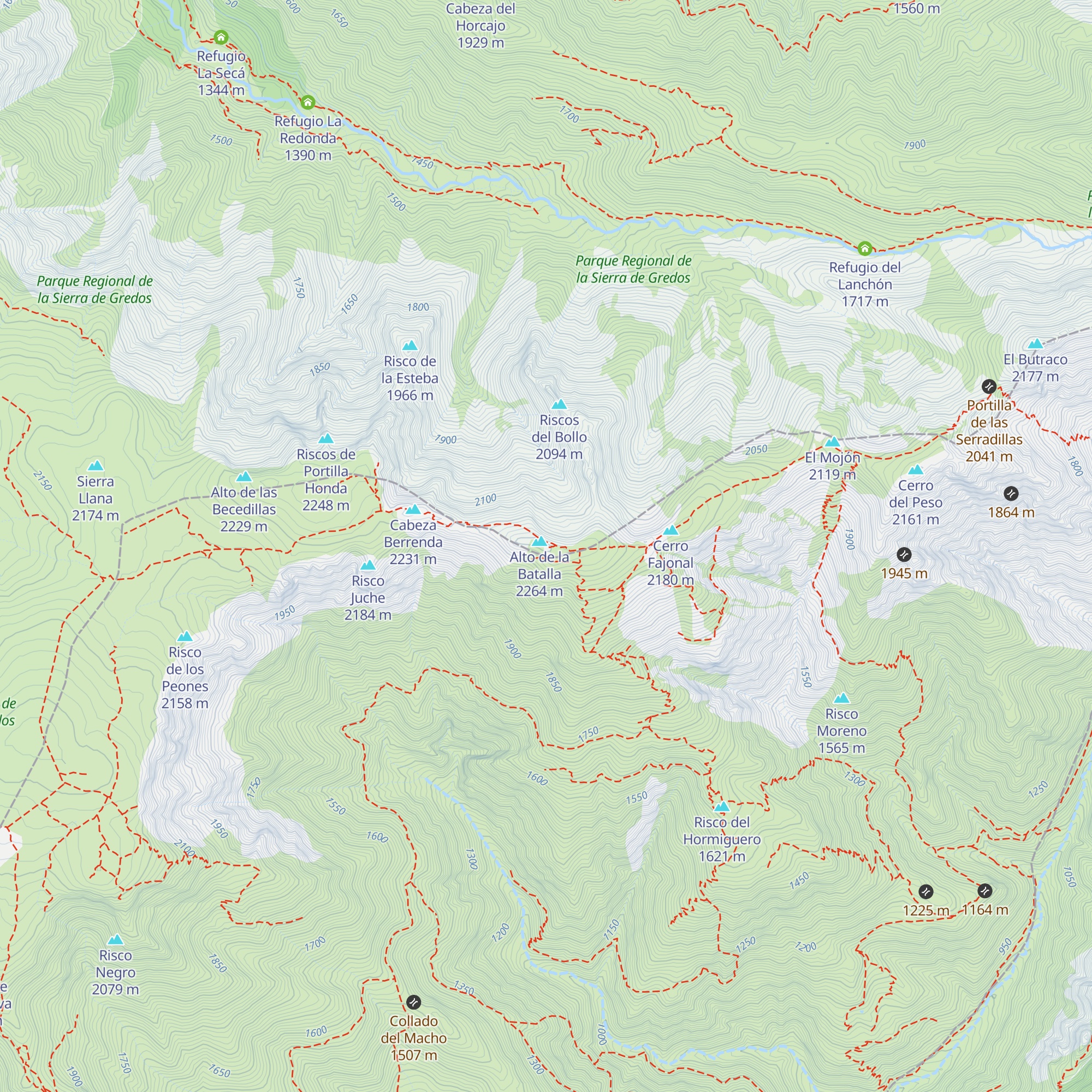 Refugio Forestal map