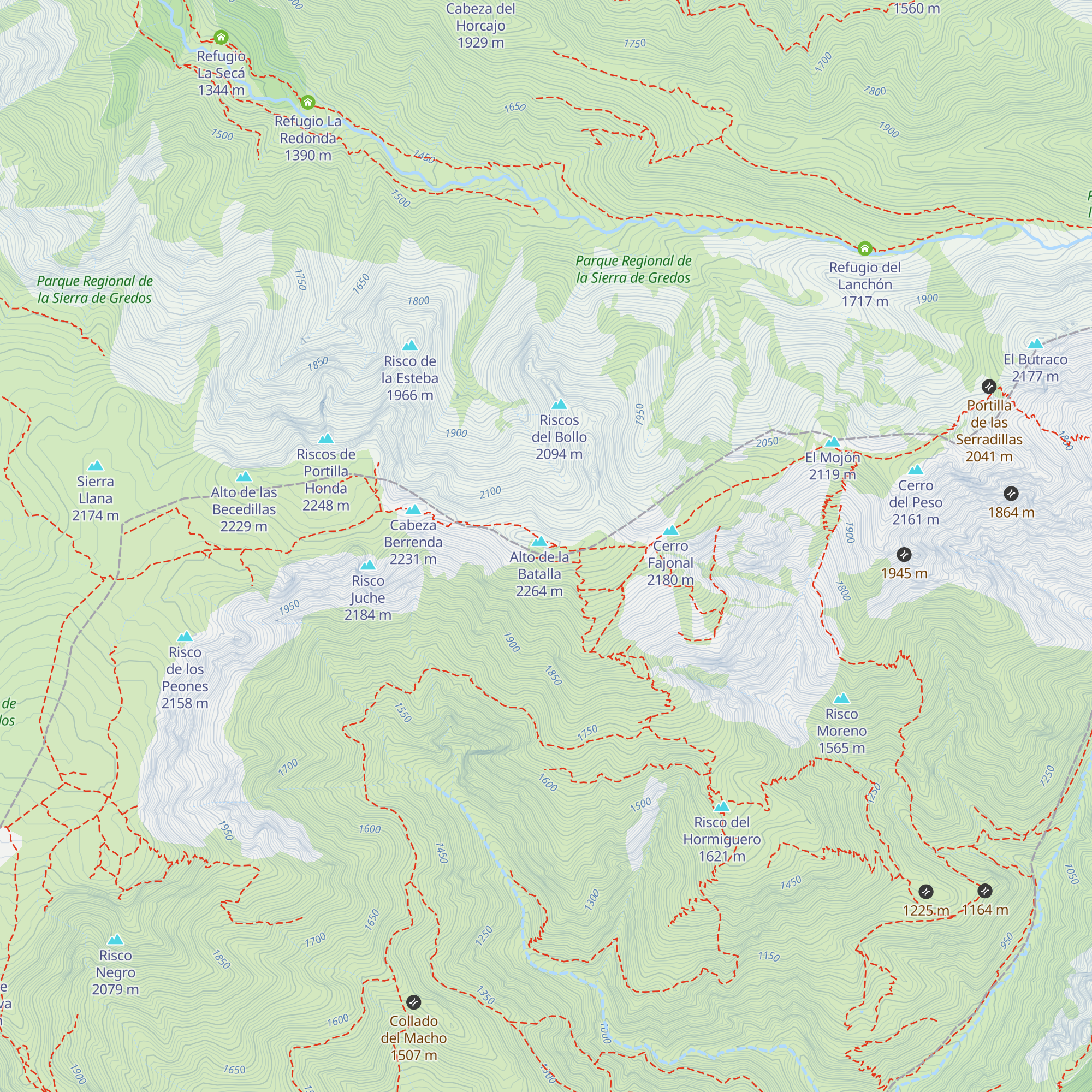 Refugio Forestal map