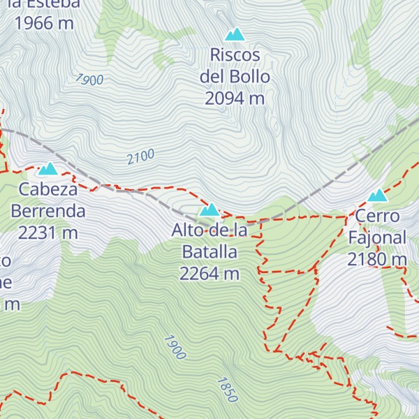 Map of Alto de la Batalla