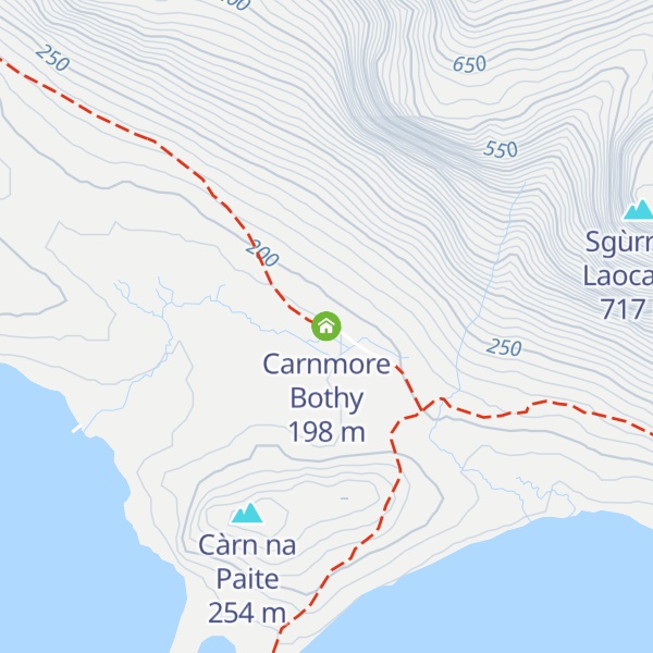 Map of Carnmore Bothy