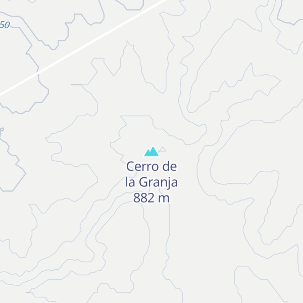 Map of Cerro de la Granja