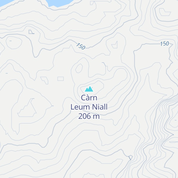 Map of Càrn Leum Niall