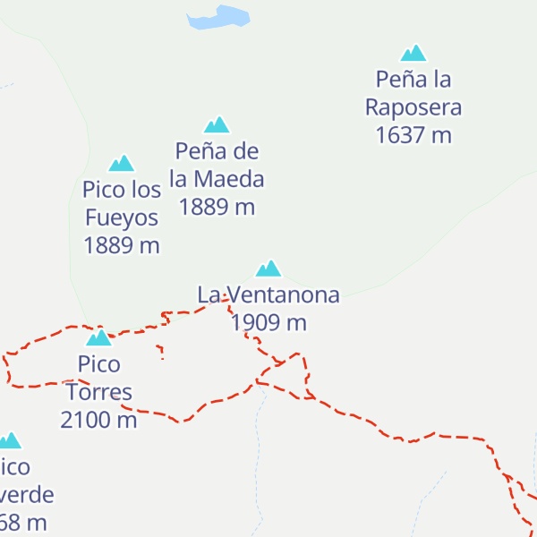 Map of La Ventanona