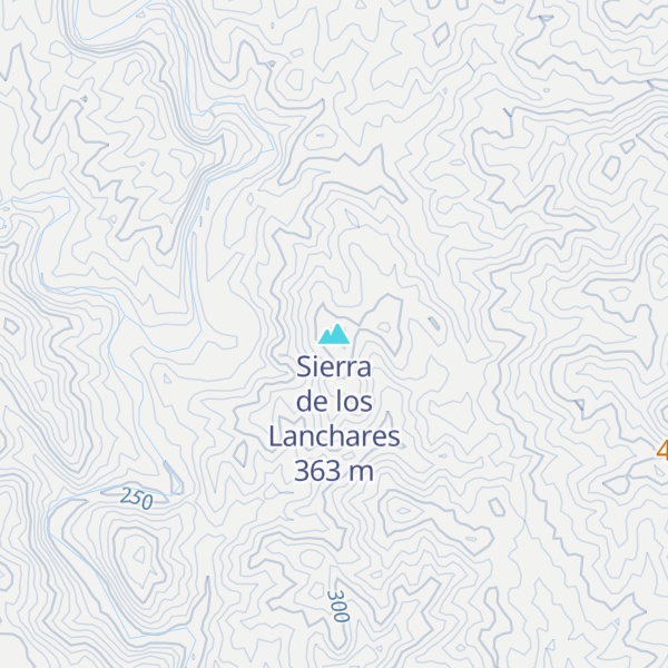 Map of Sierra de los Lanchares